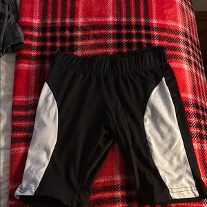 Forever 21 Black and White Athletic Shorts